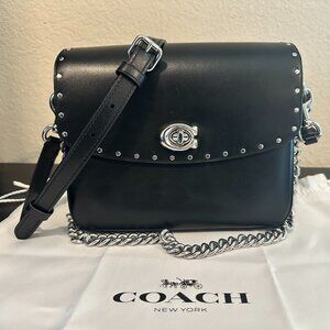 Coach Cassie with Rivets in Black